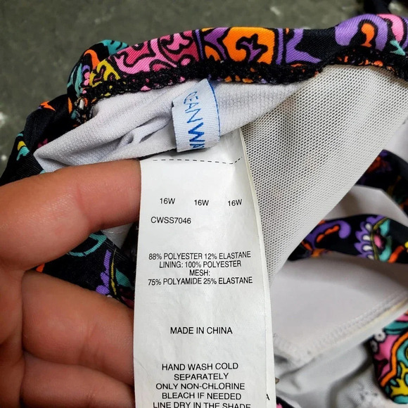 Clean Water Halter Vibrant Floral One-Piece Swimsuit - Picture 10 of 14